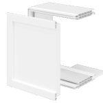 EVERBOX - Cassonetto Everbox PVC Spaccato Bianco 1